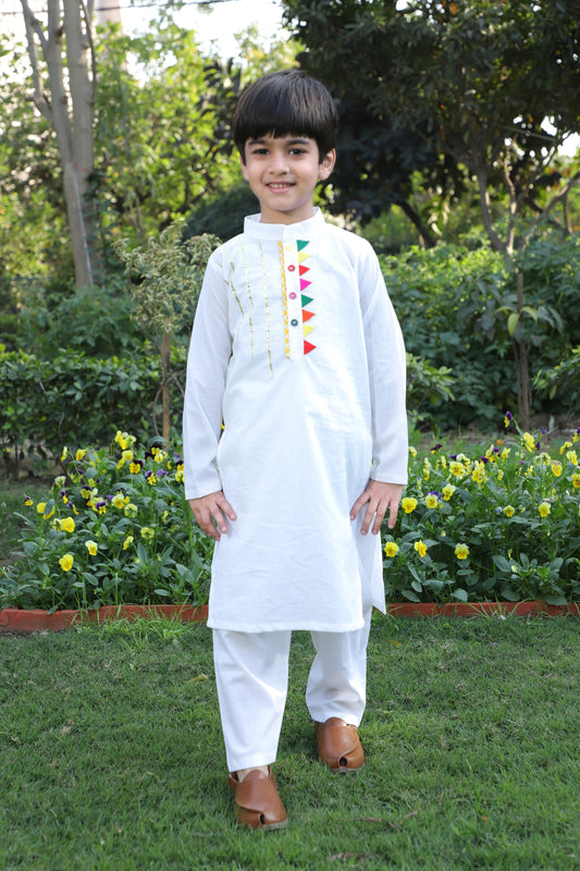 Boys Pure Cotton Kurta Set