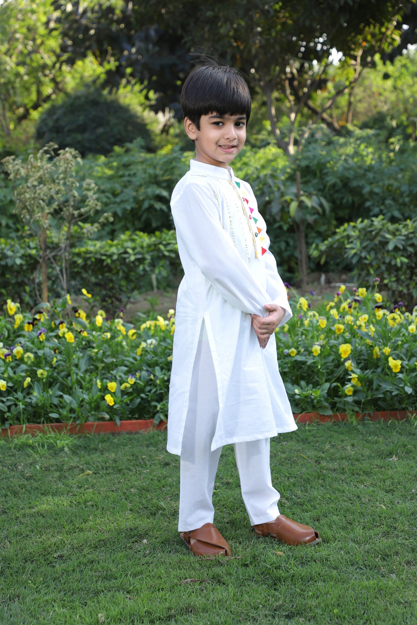 Boys Pure Cotton Kurta Set