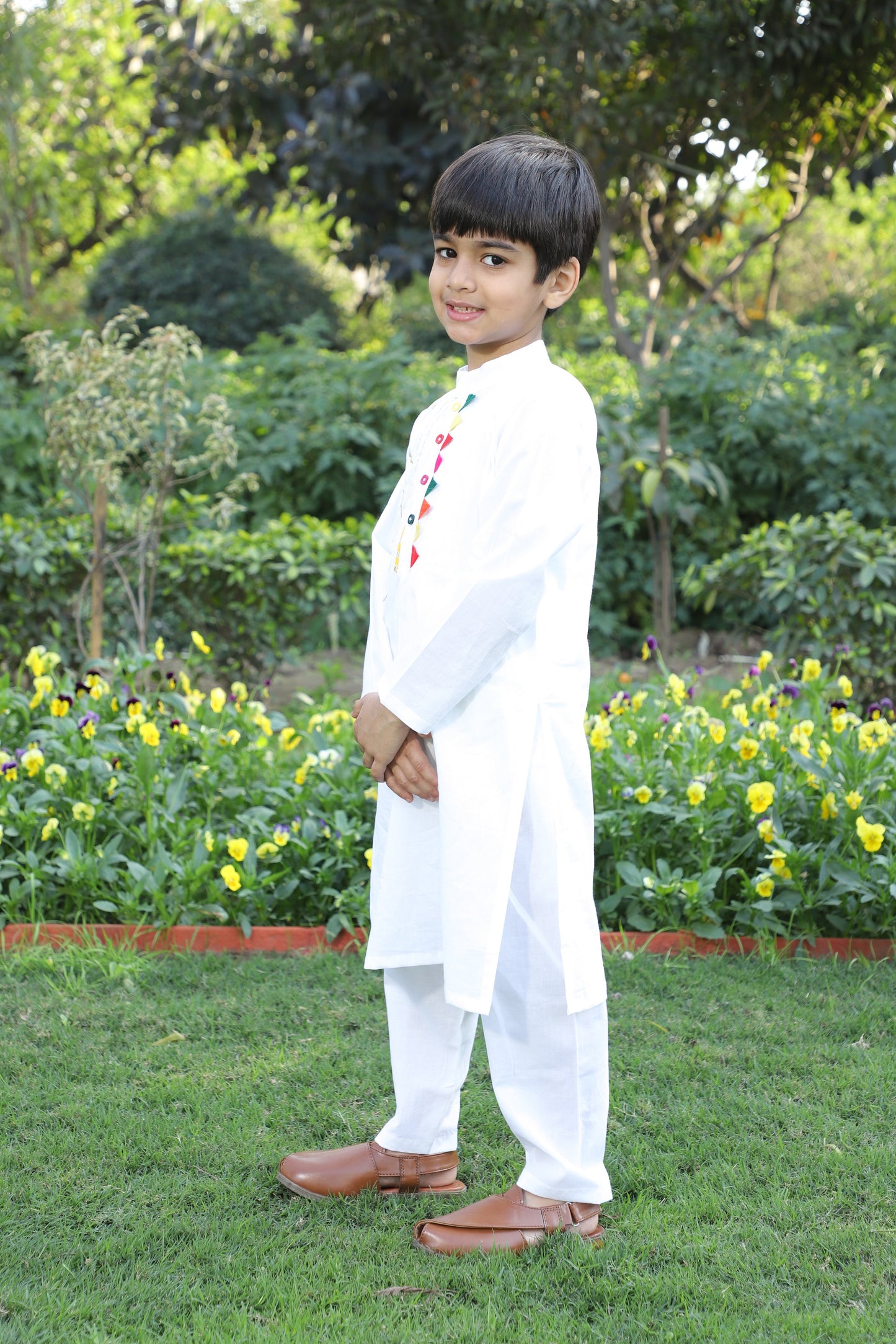 Boys Pure Cotton Kurta Set